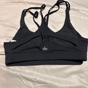 ALO Yoga Midnight Strappy Sports Bra